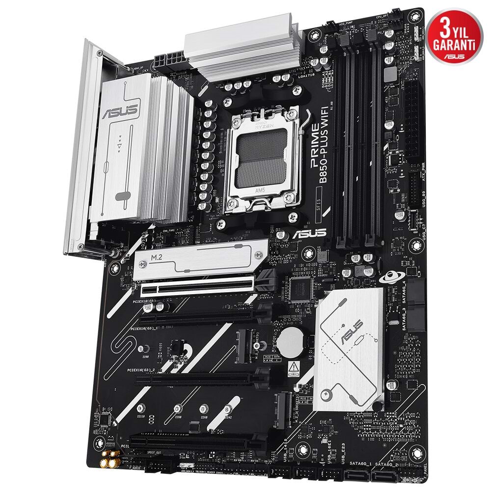 Asus PRIME B850-PLUS WIFI AMD DDR5 M.2 DP/HDMI PCI 5.0 AM5 Anakart