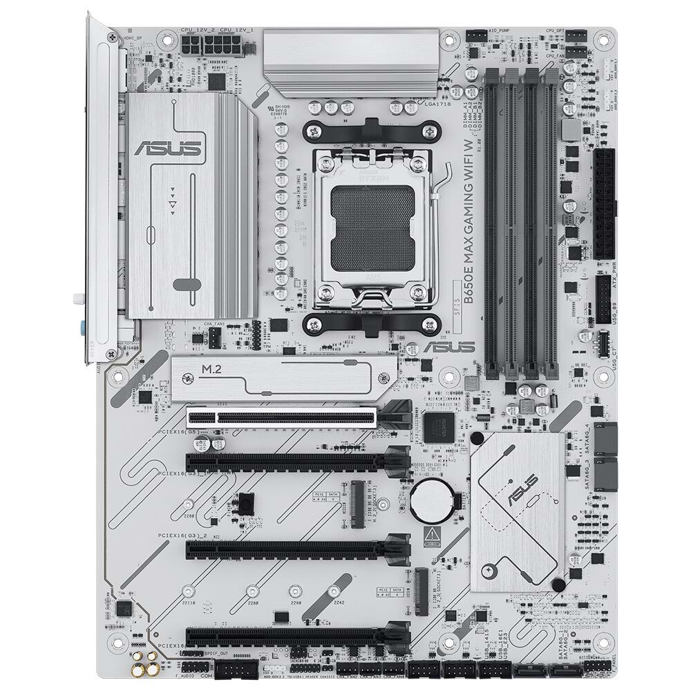 Asus B650E MAX GAMING WIFI W AMD B650 DDR5 M.2 DP/HDMI PCI 5.0 AM5 Anakart