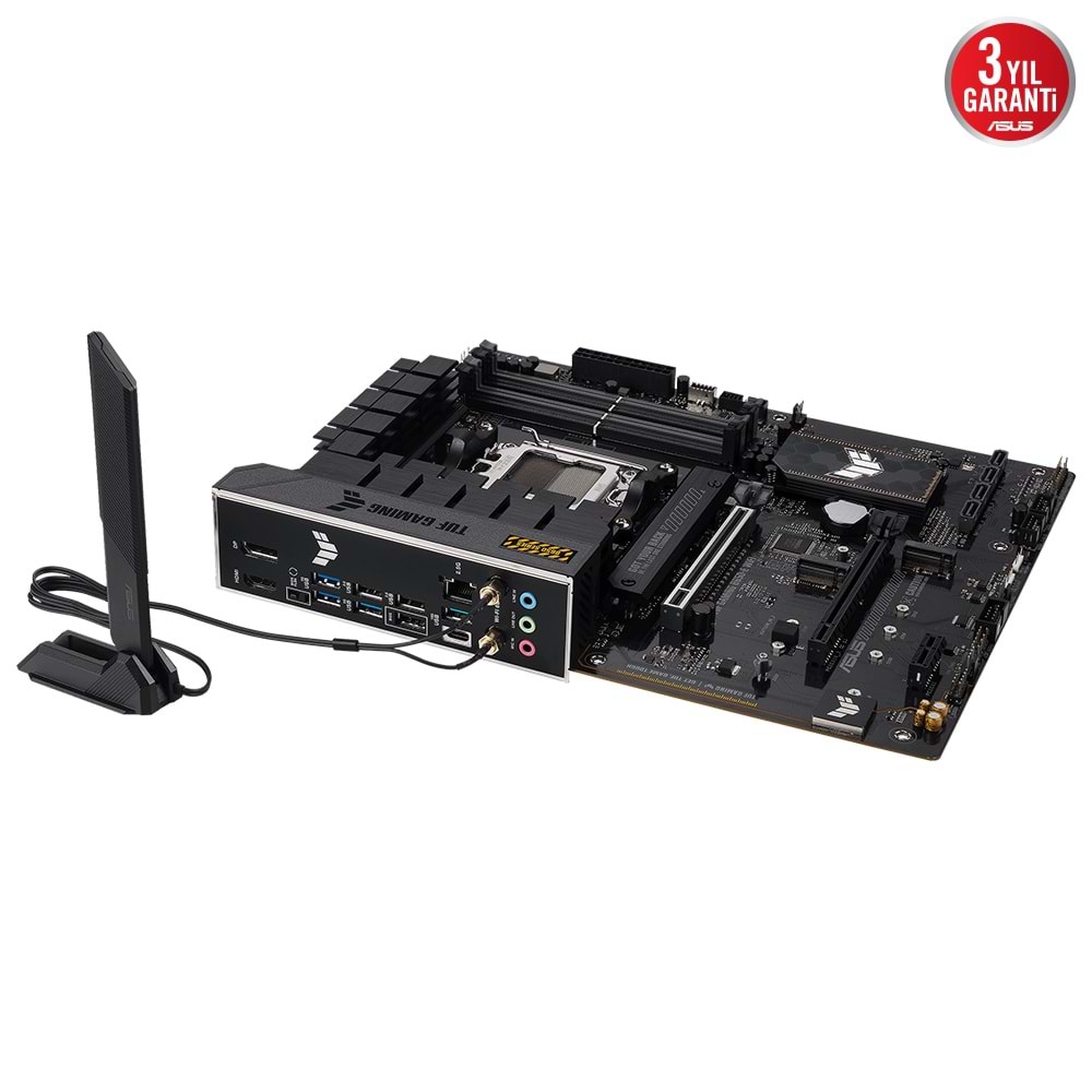 Asus TUF GAMING B650-E WIFI AMD DDR5 M.2 DP/HDMI PCI 4.0 AM5 Anakart