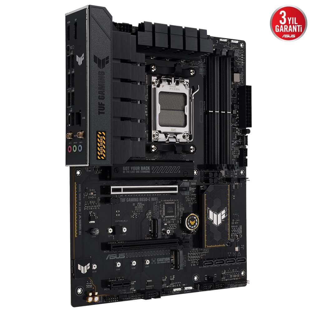 Asus TUF GAMING B650-E WIFI AMD DDR5 M.2 DP/HDMI PCI 4.0 AM5 Anakart