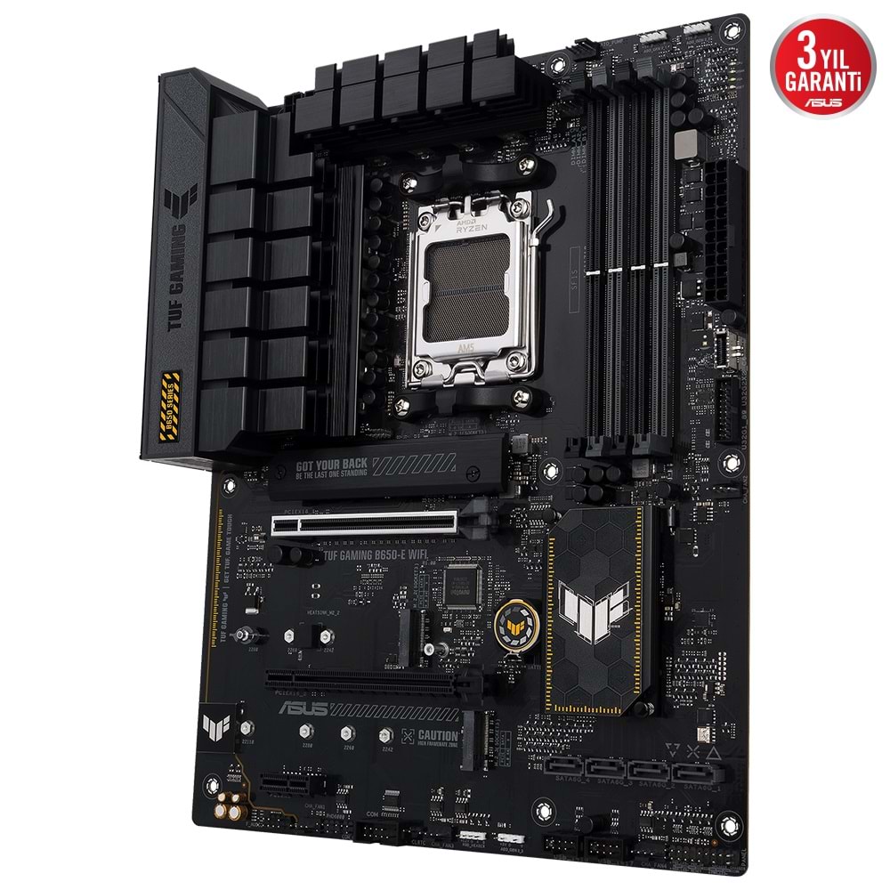 Asus TUF GAMING B650-E WIFI AMD DDR5 M.2 DP/HDMI PCI 4.0 AM5 Anakart