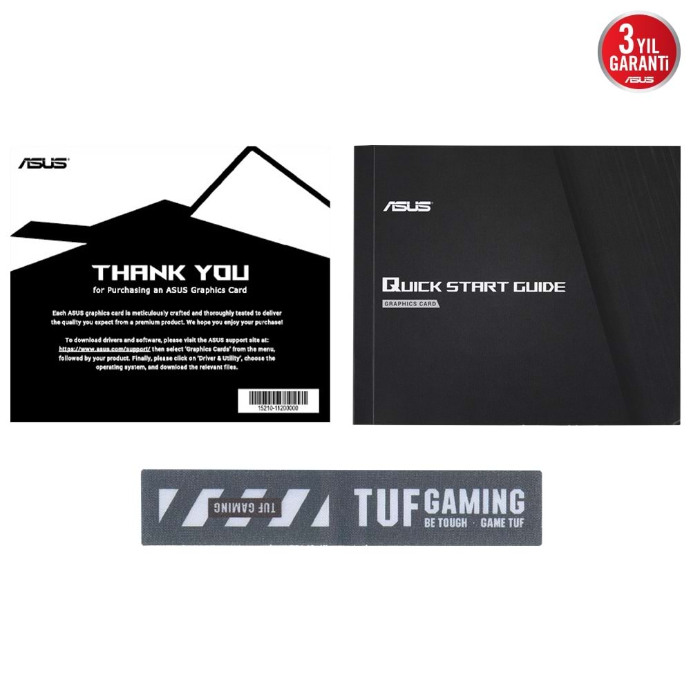 Asus TUF-RTX5060-O8G-GAMING 8GB 128Bit GDDR7 DP/HDMI PCI 5.0 Ekran Kartı
