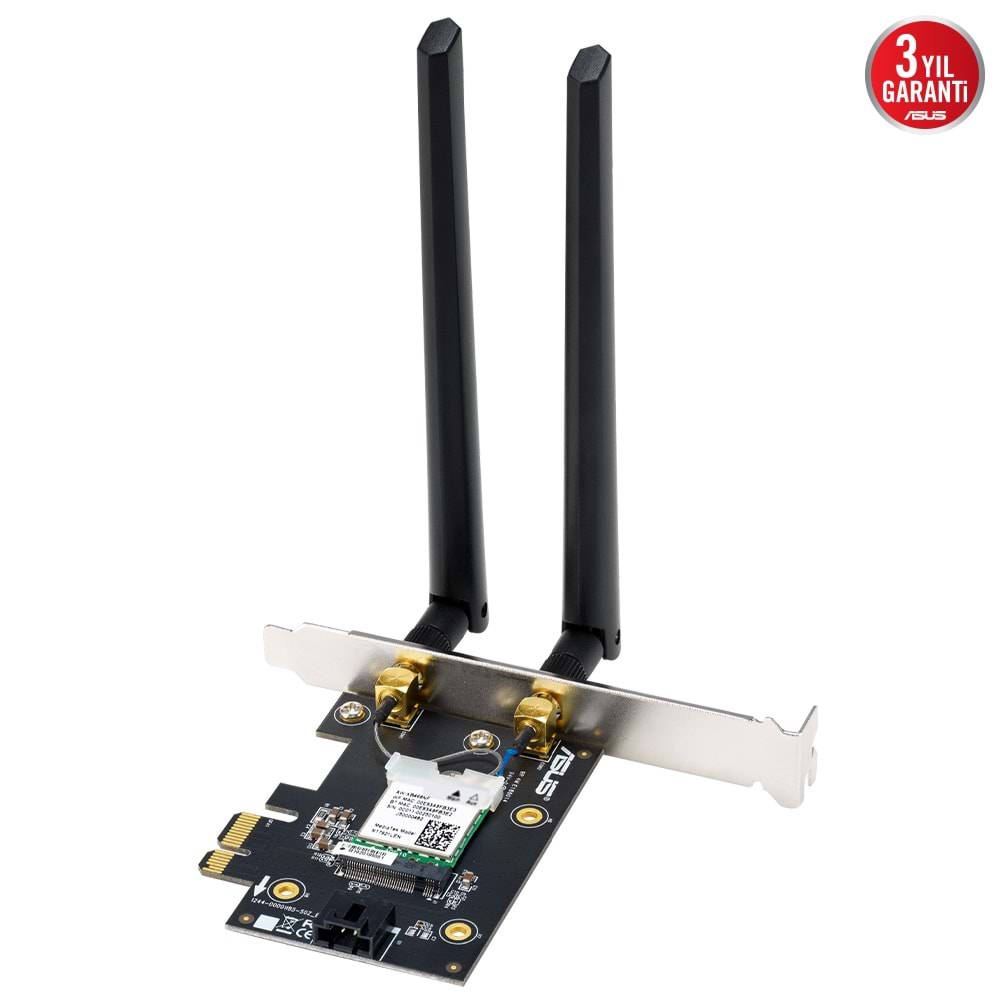 Asus PCE-BE6500 Wi-Fi 7 BE6500 PCIE Kablosuz Adaptör