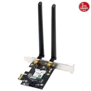 Asus PCE-BE6500 Wi-Fi 7 BE6500 PCIE Kablosuz Adaptör