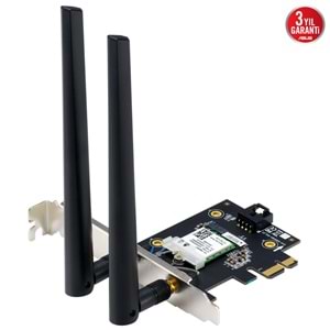 Asus PCE-BE6500 Wi-Fi 7 BE6500 PCIE Kablosuz Adaptör