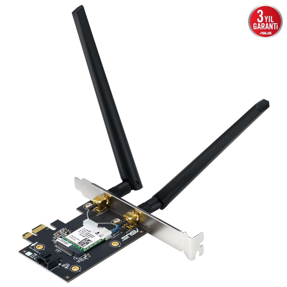Asus PCE-BE6500 Wi-Fi 7 BE6500 PCIE Kablosuz Adaptör