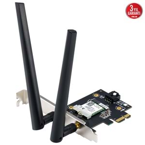 Asus PCE-AX1800 PCI Express Wi-Fi 6 + Bluetooth Adaptör