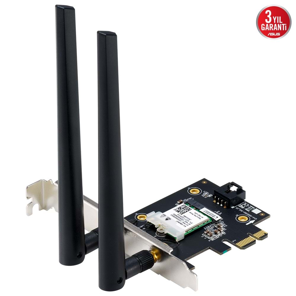 Asus PCE-AX1800 PCI Express Wi-Fi 6 + Bluetooth Adaptör