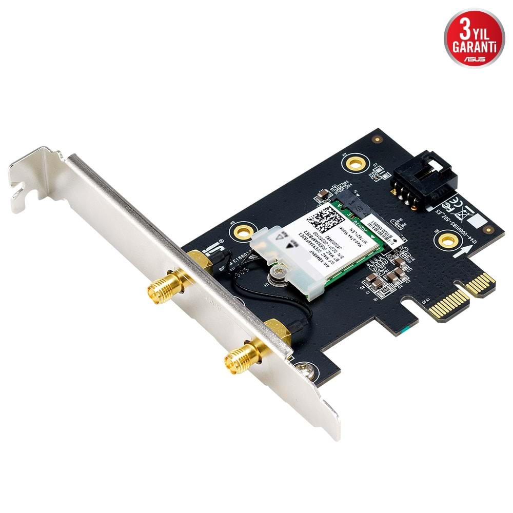 Asus PCE-AX1800 PCI Express Wi-Fi 6 + Bluetooth Adaptör