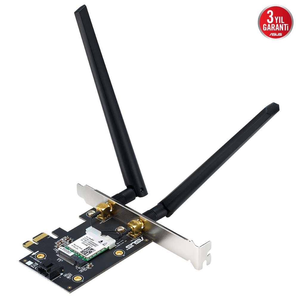 Asus PCE-AX1800 PCI Express Wi-Fi 6 + Bluetooth Adaptör