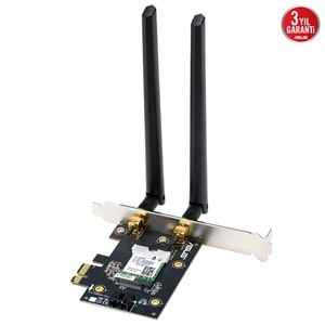 Asus PCE-AX1800 PCI Express Wi-Fi 6 + Bluetooth Adaptör