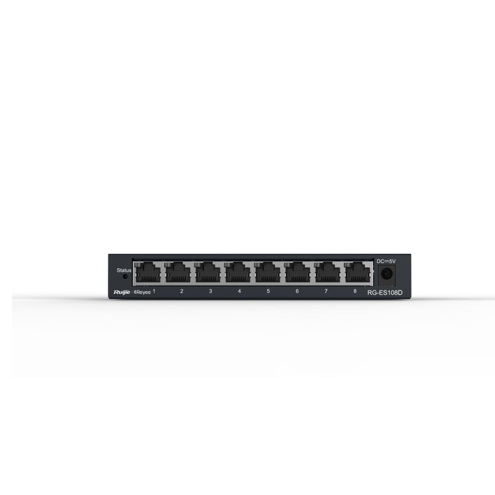 Ruijie Reyee RG-ES108D 8 Port 10/100 Mbps Çelik Kasa Switch