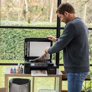 Brother MFC-T930DW Fotokopi, Tarayıcı, Faks, Renkli Mürekkep Tanklı Yazıcı Wi-Fi