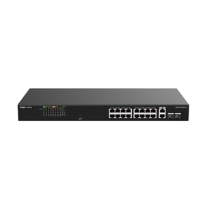 Ruıjıe Reyee RG-ES118FGS-LP 18 Port 10/100 Ethernet Poe Rackmount Switch