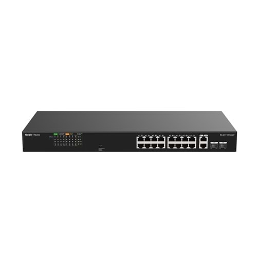 Ruijie Reyee RG-ES118FGS-LP 18 Port 10/100 Ethernet Poe Rackmount Switch