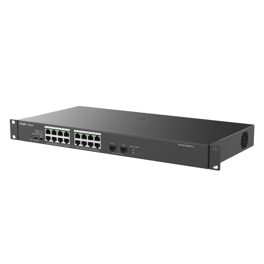 Ruijie Reyee RG-ES118GS-P-L 18-Portlu 10/100/1000 Mbps Yönetilmeyen PoE Swtich
