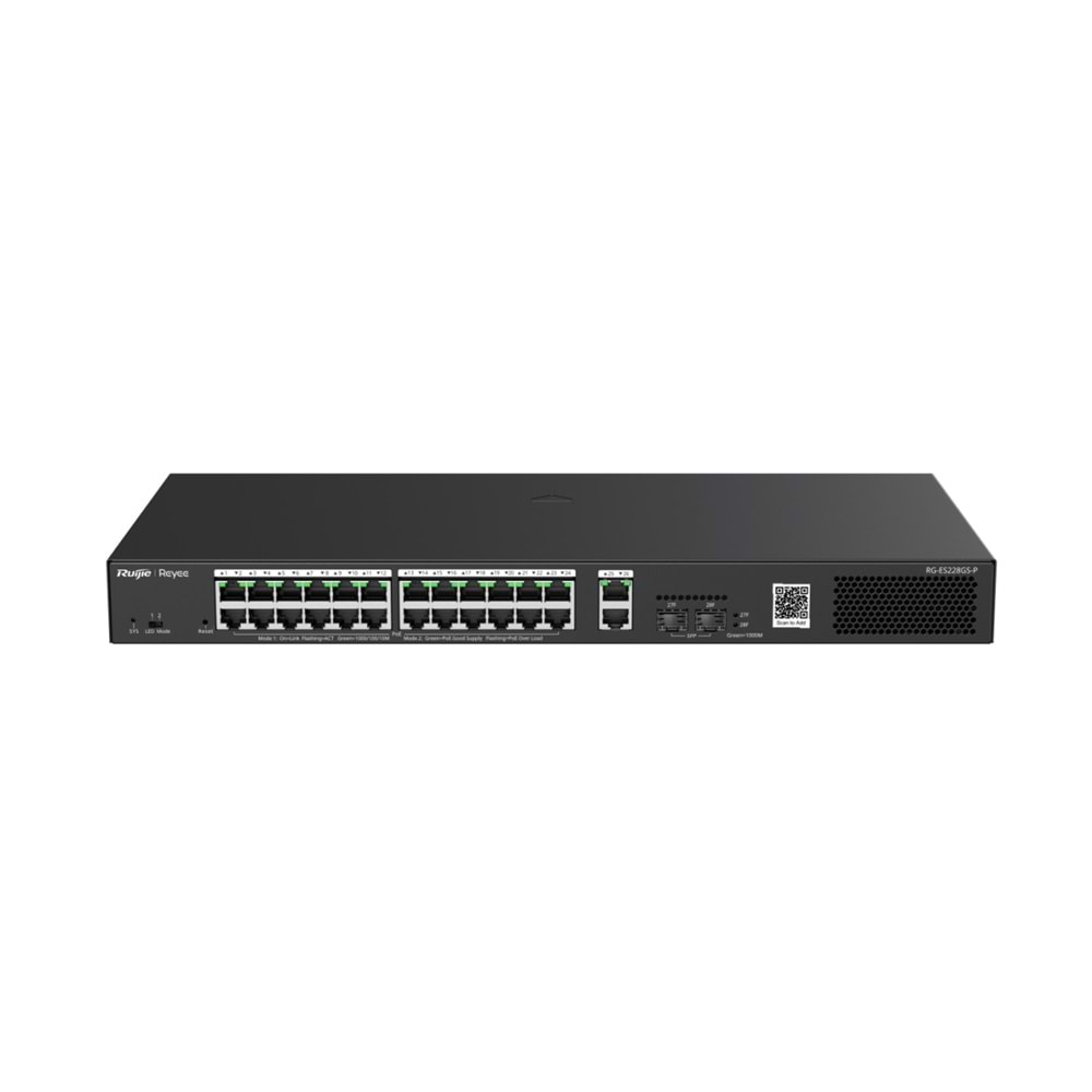 Ruijie Reyee RG-ES228GS-P 28 Portlu 10/100/1000 Gigabit Yönetilebilir Switch