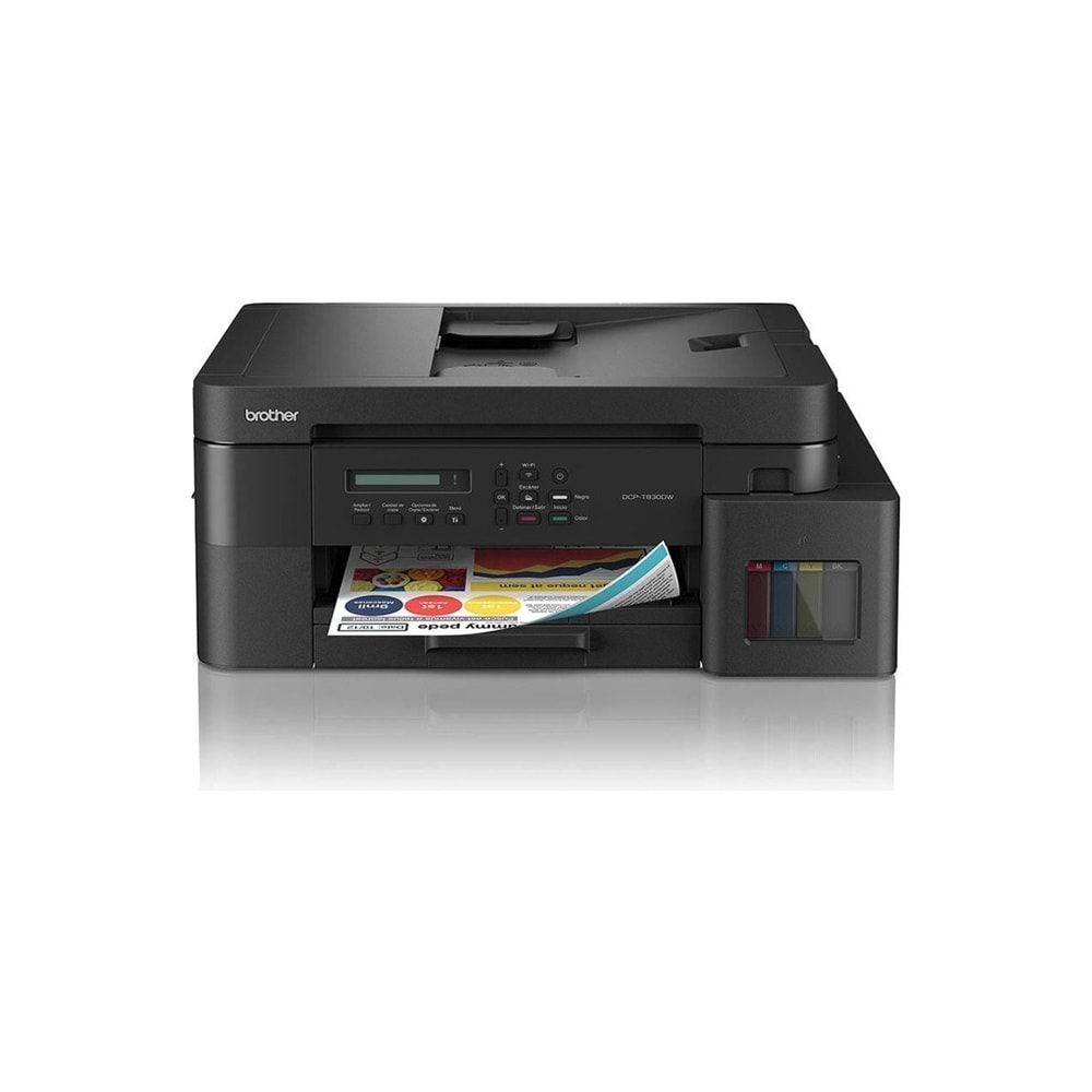 Brother DCP-T830DW Fotokopi, Tarayıcı, Renkli Mürekkep Tanklı Yazıcı Wi-Fi