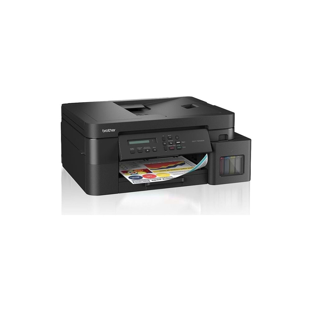 Brother DCP-T830DW Fotokopi, Tarayıcı, Renkli Mürekkep Tanklı Yazıcı Wi-Fi