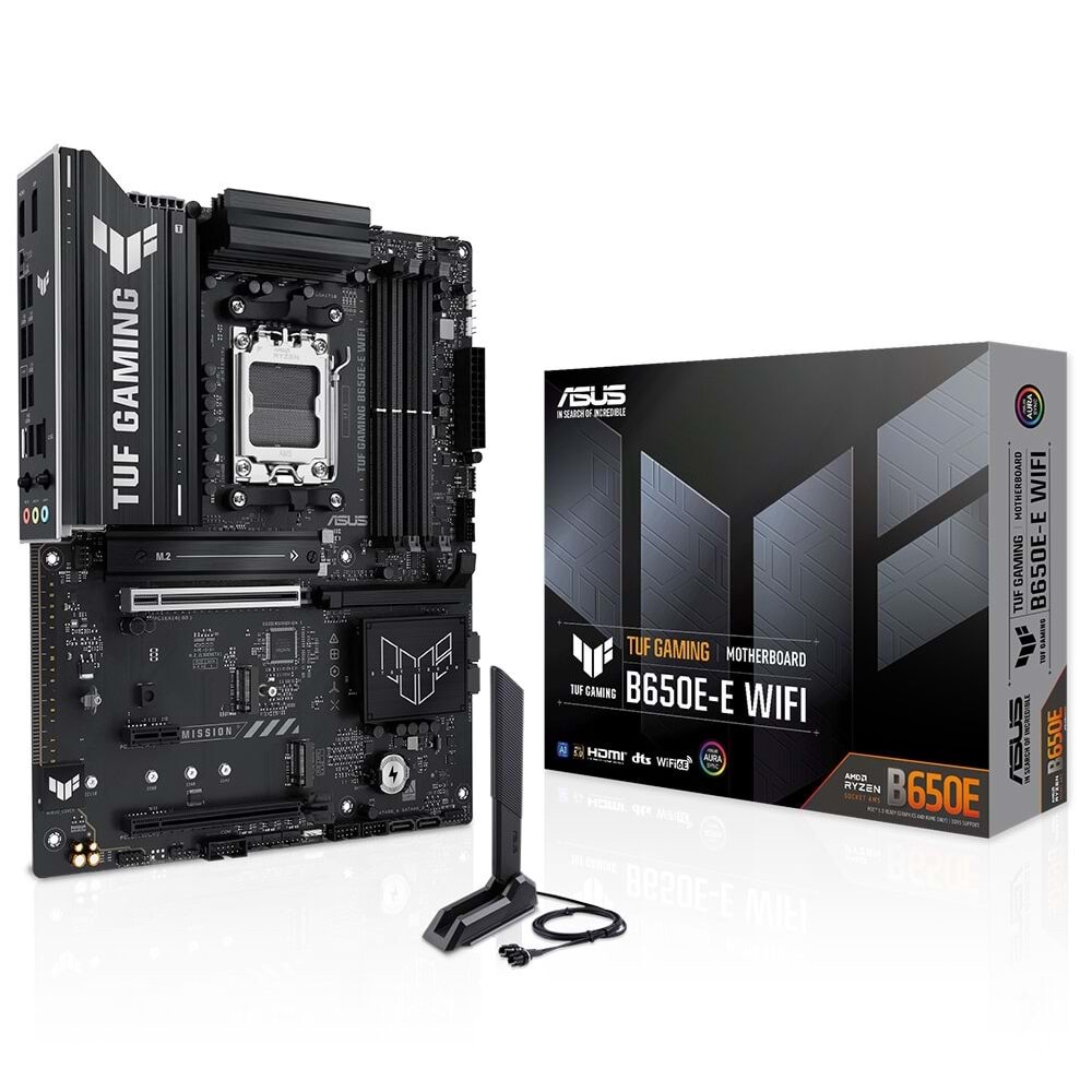 Asus Tuf Gamıng B650e-e Wıfı Amd B650 Am5 Ddr5 8000 Dp Hdmı 3x M2 Anakart