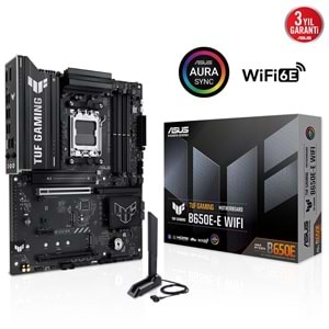 Asus Tuf Gamıng B650e-e Wıfı Amd B650 Am5 Ddr5 8000 Dp Hdmı 3x M2 Anakart