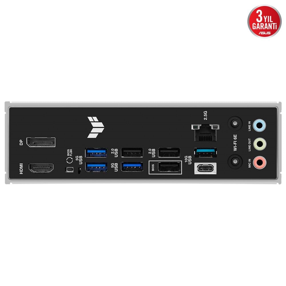 Asus Tuf Gamıng B650e-e Wıfı Amd B650 Am5 Ddr5 8000 Dp Hdmı 3x M2 Anakart
