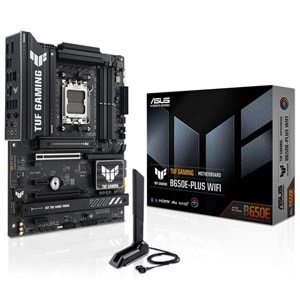 Asus Tuf Gamıng B650e-plus Wıfı6e Ddr5 Hdmı-dp Pcıe 5.0 Am5 Atx Anakart