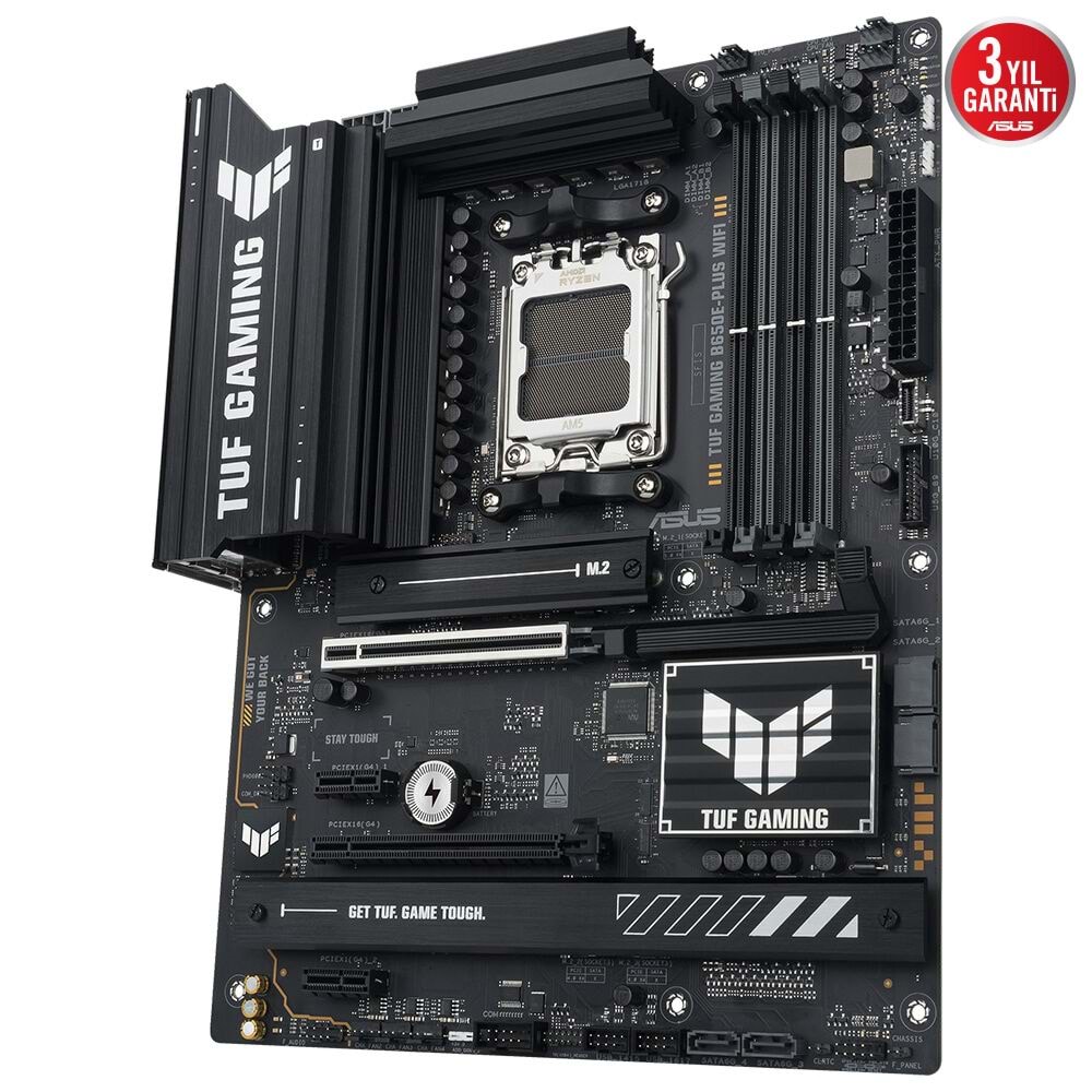 Asus Tuf Gamıng B650e-plus Wıfı6e Ddr5 Hdmı-dp Pcıe 5.0 Am5 Atx Anakart