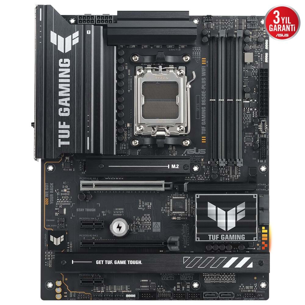 Asus Tuf Gamıng B650e-plus Wıfı6e Ddr5 Hdmı-dp Pcıe 5.0 Am5 Atx Anakart