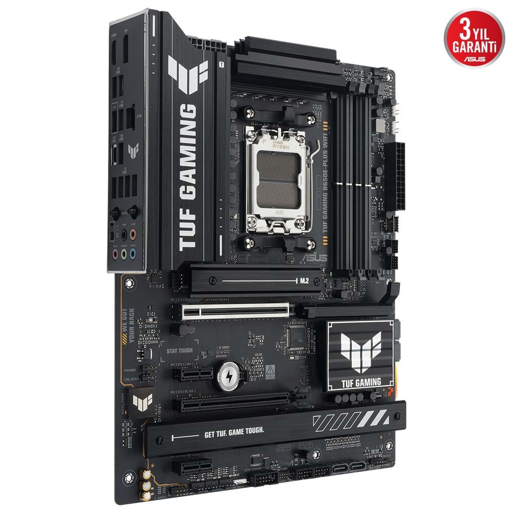 Asus Tuf Gamıng B650e-plus Wıfı6e Ddr5 Hdmı-dp Pcıe 5.0 Am5 Atx Anakart