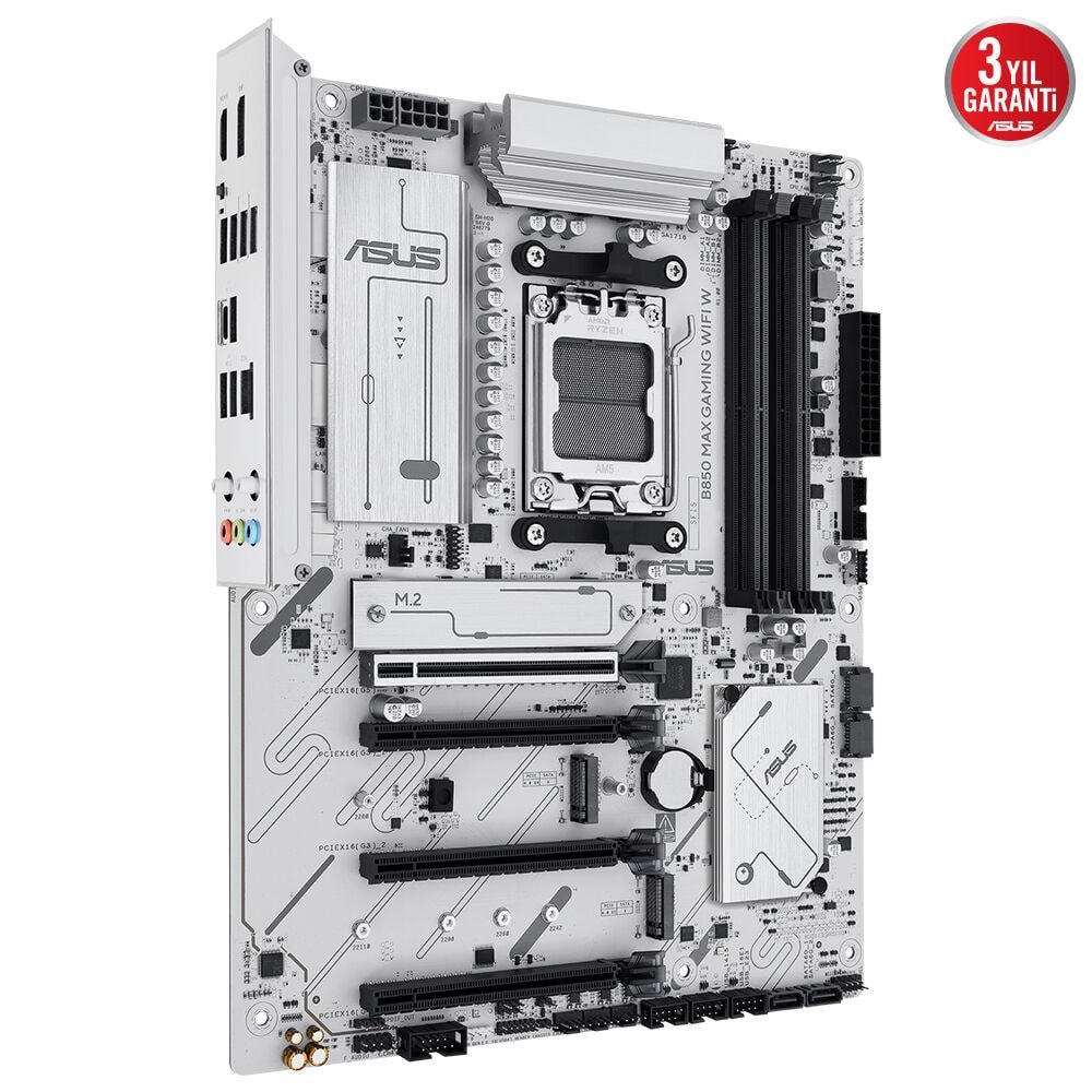 Asus B850 Max Gamıng Wıfı W Amd B850 Am5 Ddr5 8000 Dp Hdmı 3x M2 Anakart