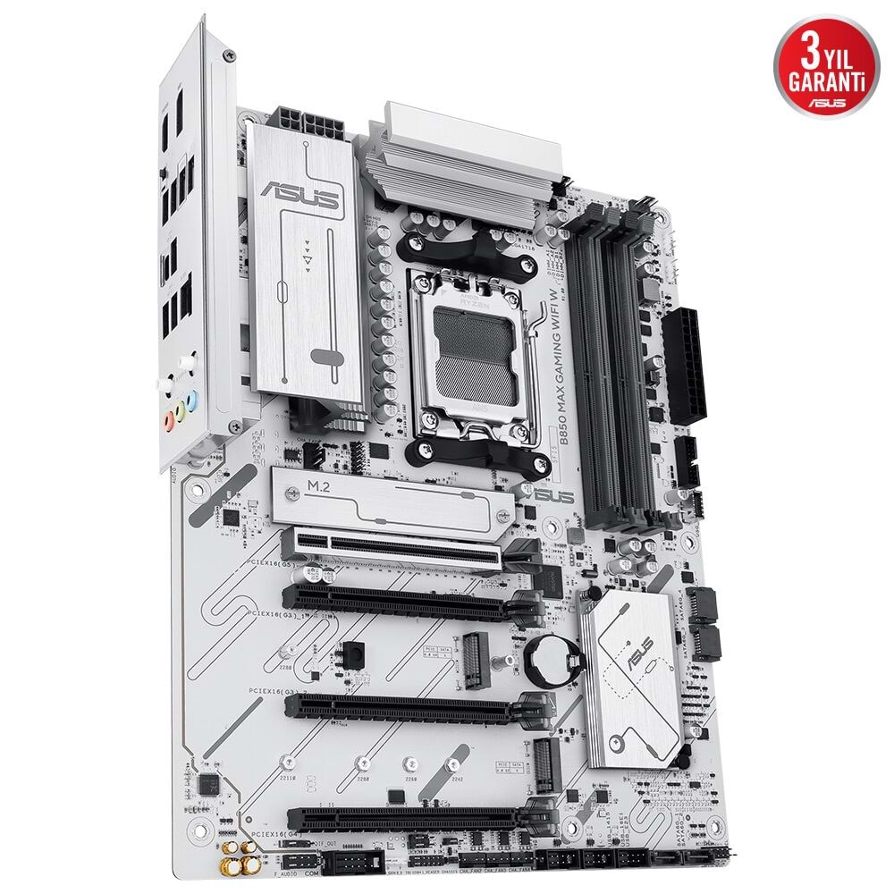 Asus B850 Max Gamıng Wıfı W Amd B850 Am5 Ddr5 8000 Dp Hdmı 3x M2 Anakart