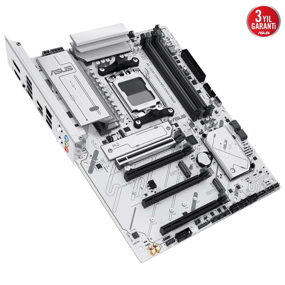 Asus B850 Max Gamıng Wıfı W Amd B850 Am5 Ddr5 8000 Dp Hdmı 3x M2 Anakart