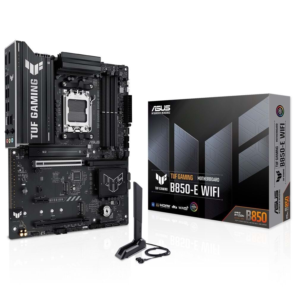 Asus Tuf Gamıng B850-e Wıfı Amd B850 Am5 Ddr5 8000 Dp Hdmı 3x M2 Anakart
