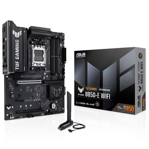 Asus TUF GAMING B850-E Wi-Fi Amd B850 Am5 Ddr5 8000 Dp Hdmı 3x M2 Anakart
