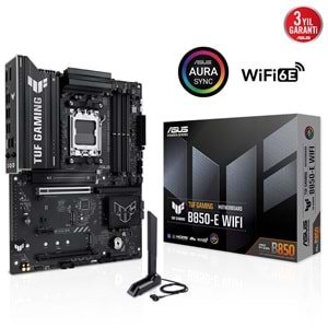 Asus Tuf Gamıng B850-e Wıfı Amd B850 Am5 Ddr5 8000 Dp Hdmı 3x M2 Anakart