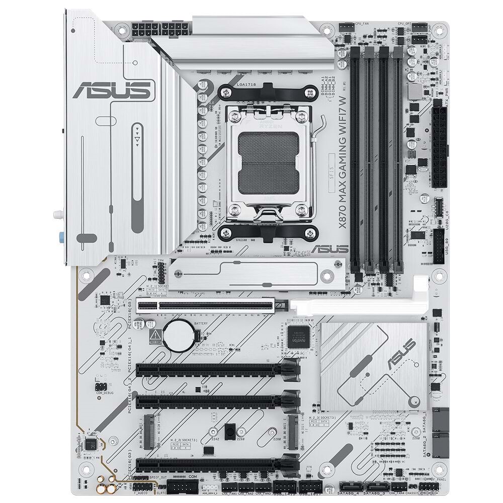 Asus X870 MAX GAMING WIFI 7 W Amd X870 Am5 Ddr5 8000 Hdmı 2xusb4 Anakart