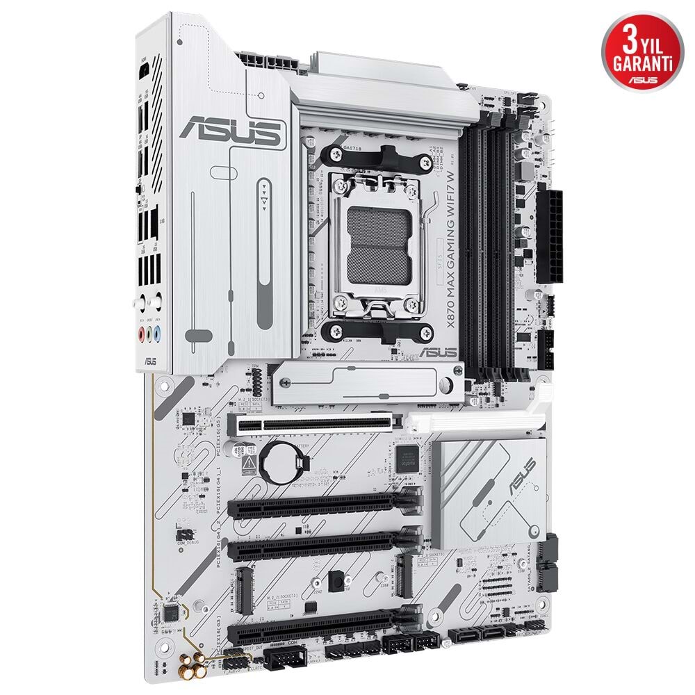 Asus X870 MAX GAMING WIFI 7 W Amd X870 Am5 Ddr5 8000 Hdmı 2xusb4 Anakart
