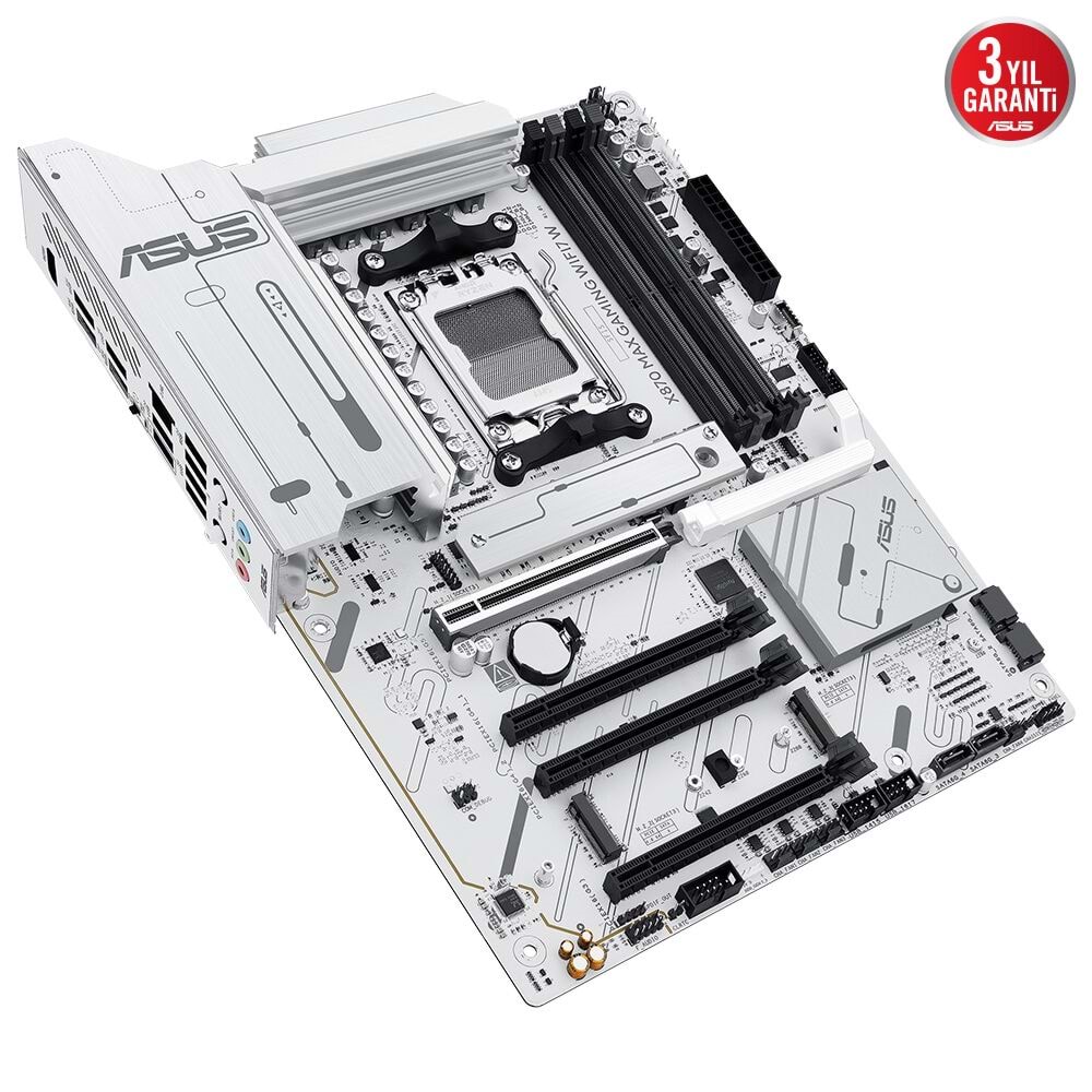 Asus X870 MAX GAMING WIFI 7 W Amd X870 Am5 Ddr5 8000 Hdmı 2xusb4 Anakart