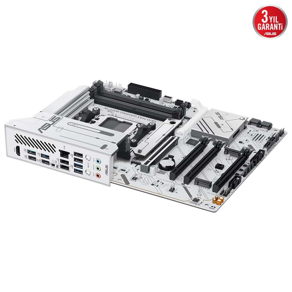 Asus X870 MAX GAMING WIFI 7 W Amd X870 Am5 Ddr5 8000 Hdmı 2xusb4 Anakart