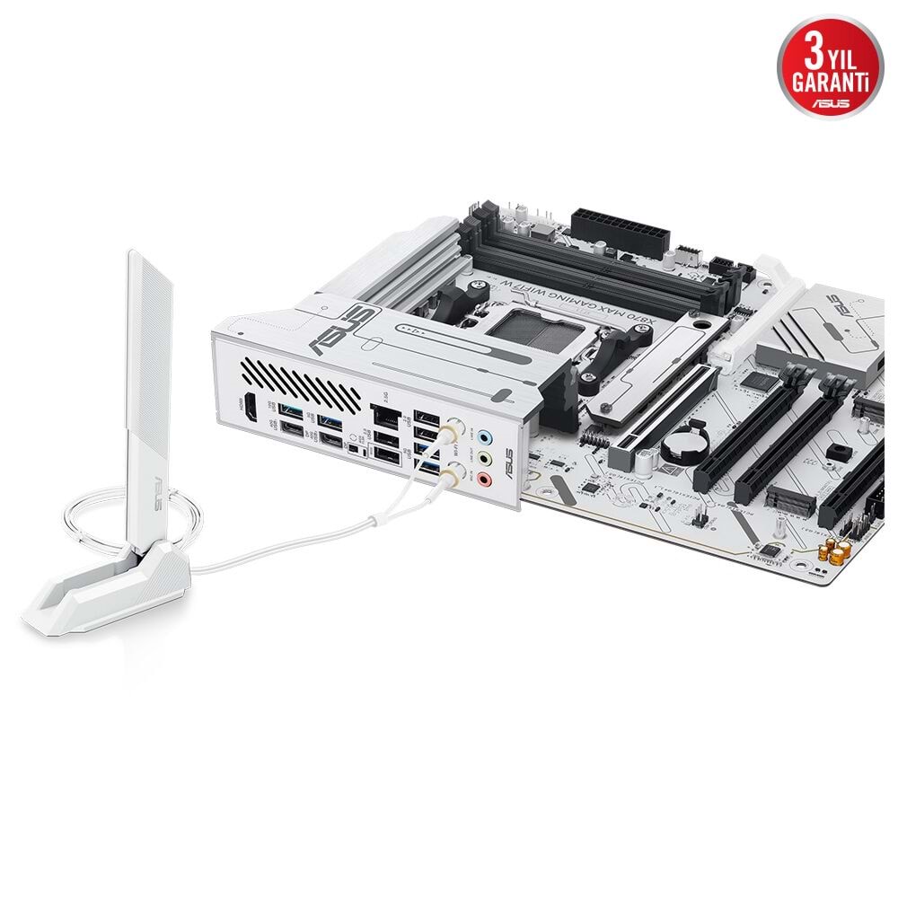 Asus X870 MAX GAMING WIFI 7 W Amd X870 Am5 Ddr5 8000 Hdmı 2xusb4 Anakart