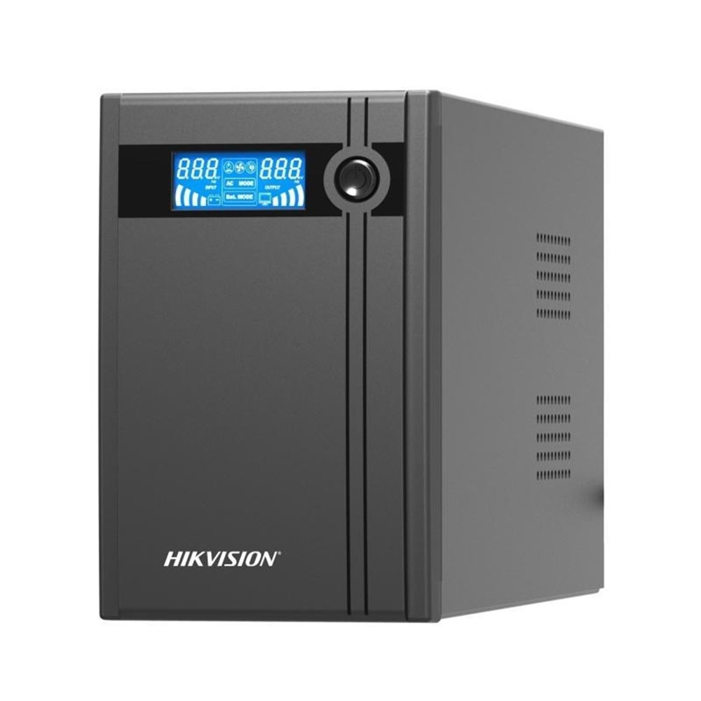 Hikvision DS-UPS2000 2000 VA LCD/USB (2x12 V/9AH) Line Interactive Güç Kaynağı UPS
