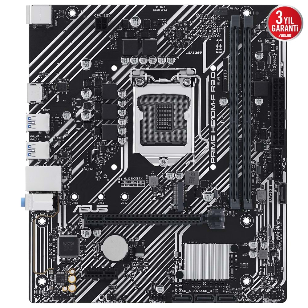 Asus PRIME H510M-F R3.0-CSM DDR4 Intel H470 Soket 1200 mATX Anakart