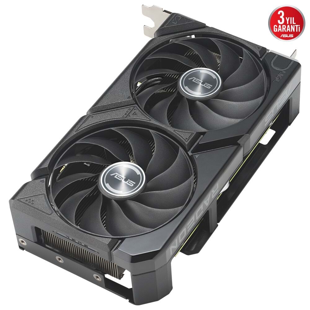Asus DUAL-RX9060XT-8G 8GB GDDR6 128Bit DP/HDMI PCI 5.0 Ekran Kartı