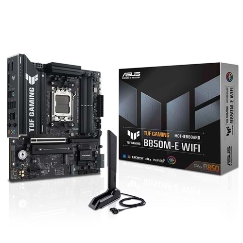 Asus TUF GAMING B850M-E Wi-Fi 6E DDR5 HDMI-DP TYPE-C PCIE 5.0 AM5 Matx