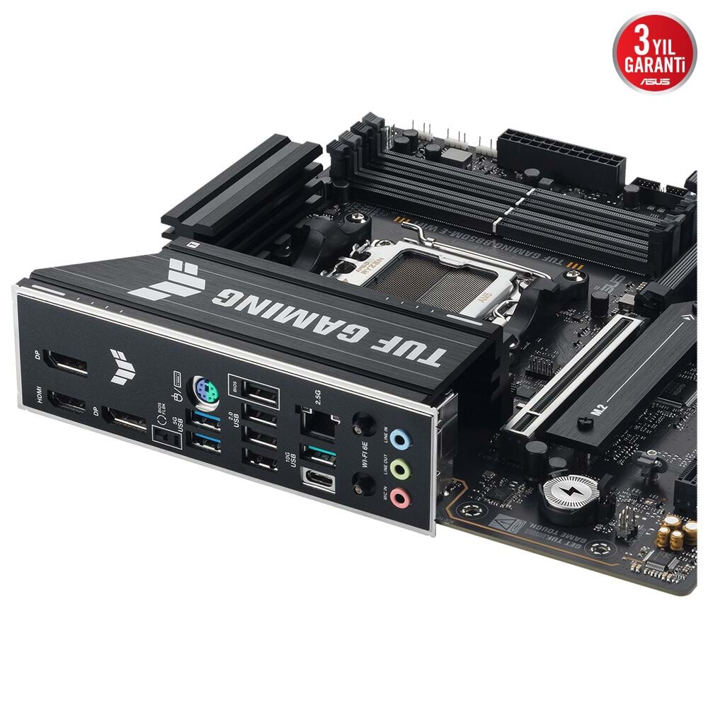 Asus TUF GAMING B850M-E Wi-Fi 6E DDR5 HDMI-DP TYPE-C PCIE 5.0 AM5 Matx