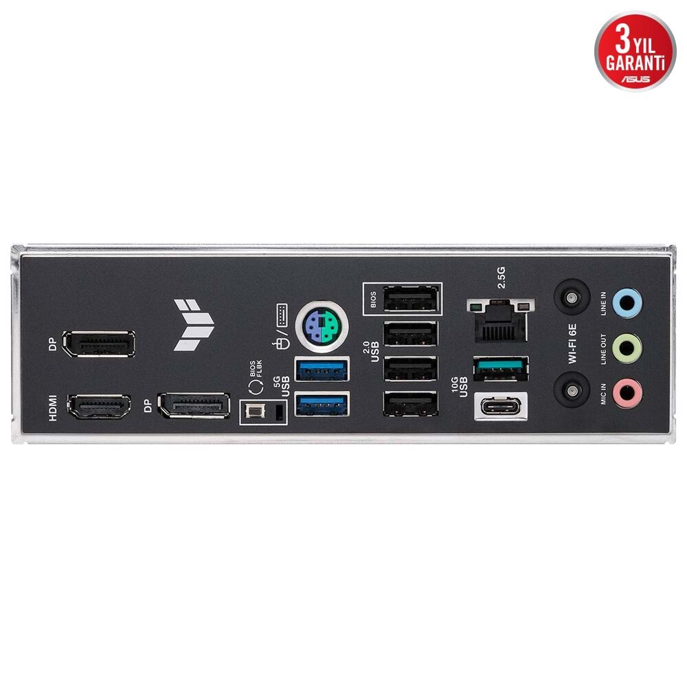 Asus TUF GAMING B850M-E Wi-Fi 6E DDR5 HDMI-DP TYPE-C PCIE 5.0 AM5 Matx