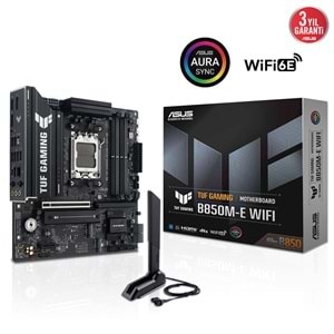 Asus TUF GAMING B850M-E Wi-Fi 6E DDR5 HDMI-DP TYPE-C PCIE 5.0 AM5 Matx