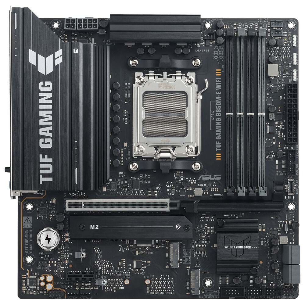 Asus TUF GAMING B850M-E Wi-Fi 6E DDR5 HDMI-DP TYPE-C PCIE 5.0 AM5 Matx