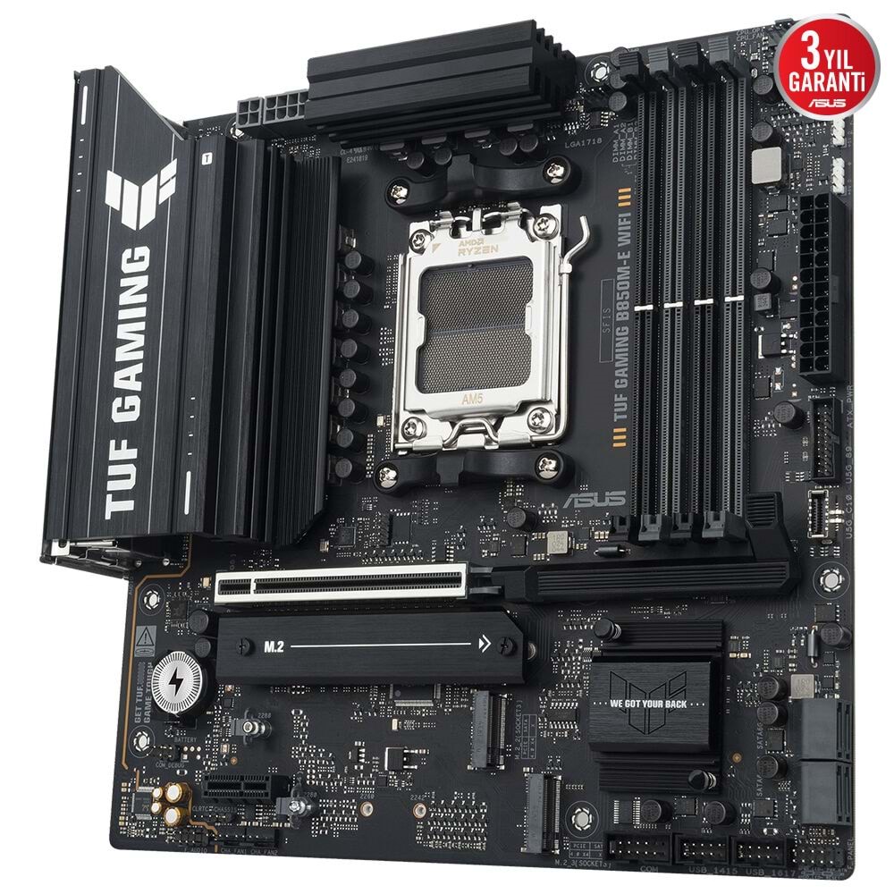 Asus TUF GAMING B850M-E Wi-Fi 6E DDR5 HDMI-DP TYPE-C PCIE 5.0 AM5 Matx